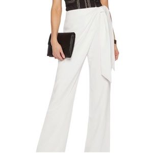 Cinq A Sept Casablanca White Crepe Pants Size 0